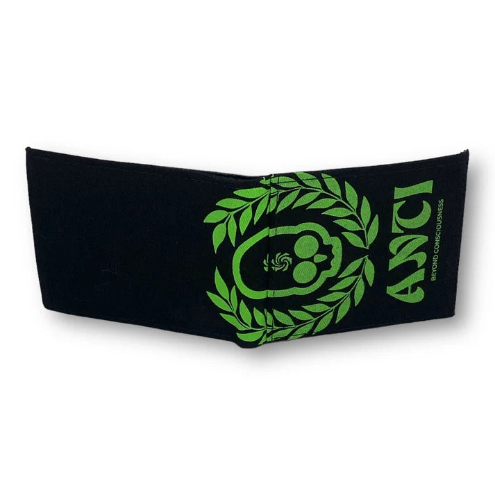 CARTERA PARA HOMBRE ANTIFASHION NEGRO VERDE