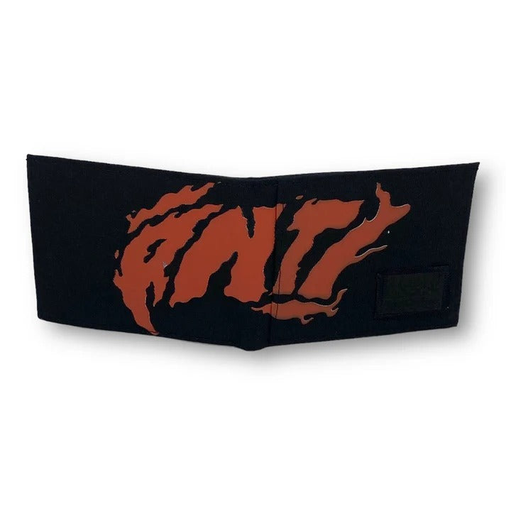 CARTERA PARA HOMBRE LOGO ANTIFASHION NGO ROJO