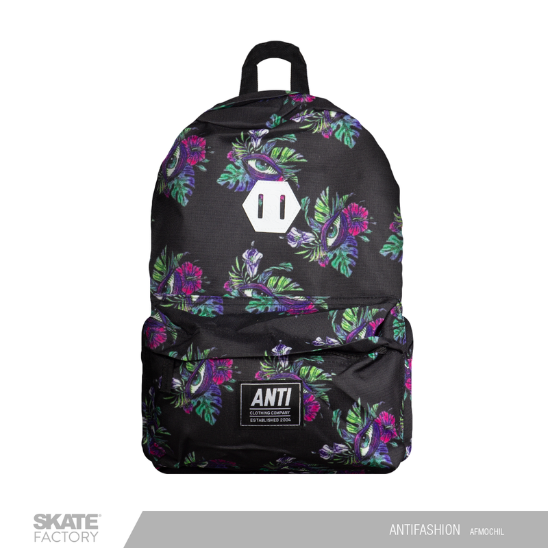 MOCHILA ESCOLAR ANTIFASHION OJO NGO MDO AZUL
