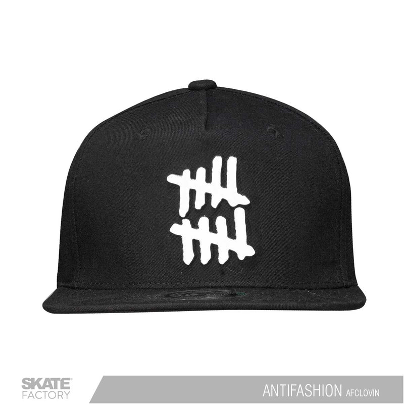 GORRA PLANA ANTIFASHION CLOVIN NEGRO