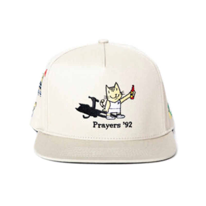 GORRA PLANA PRAYERS BARCELONA BEIGE