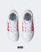 TENIS ADIDAS MUJER BREAKNET LYFESTYLE EN COLOR BLANCO CON CORAL