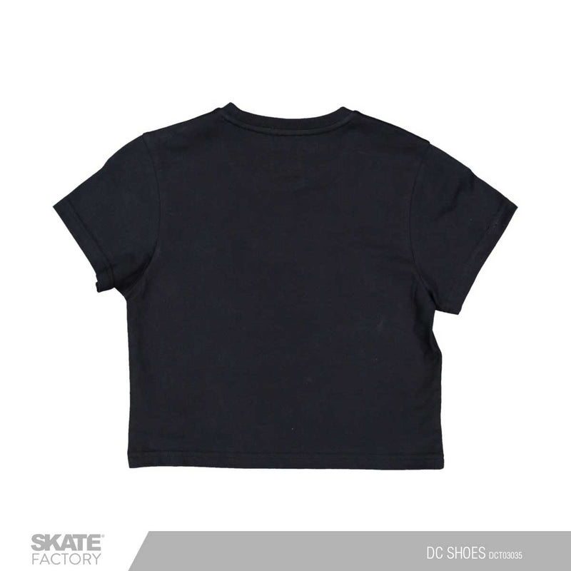 CAMISETA CROP DC SHOES DAMA NGRO