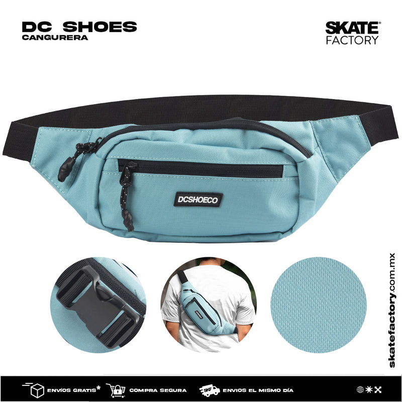 CANGURERA DE CINTURÓN DEPORTIVA DC SHOES  TURQUESA