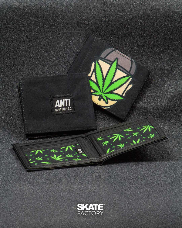 CARTERA PARA HOMBRE LOGO ANTIFASHION WEED NGO VDE