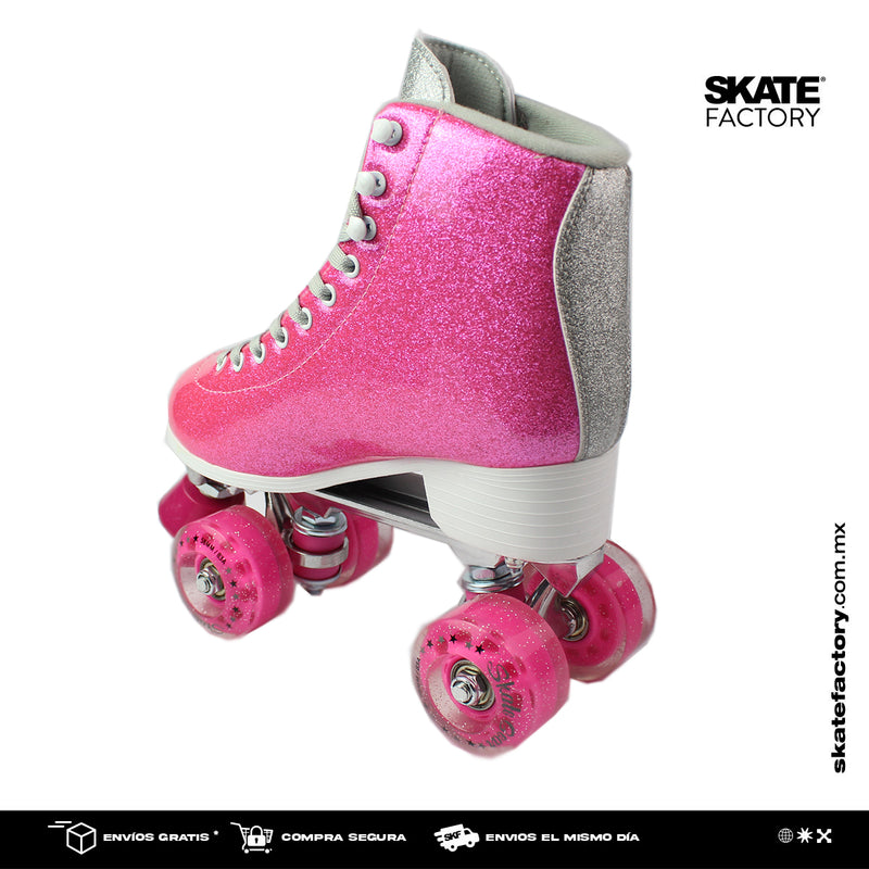 PATINES QUADS ROSA CLÁSICOS BLAZER