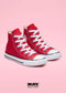 CONVERSE BOTA BEBE ROJO