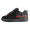 DC SHOES COURT GRAFIKK TENIS PREESCOLAR NEGRO ROJO NOBUCK