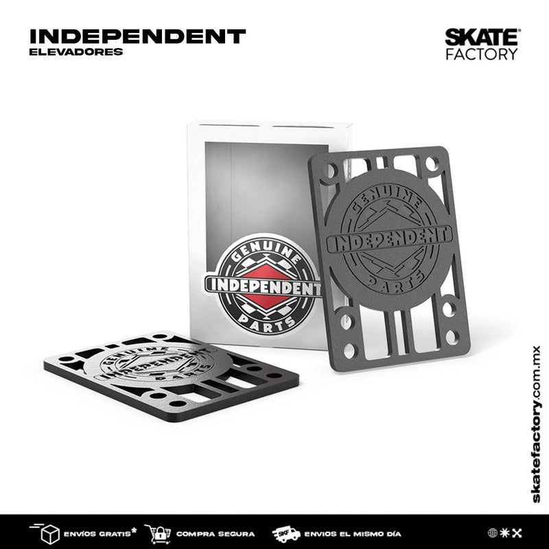 ELEVADORES PARA SKATEBOARD DE MARCA INDEPENDENT 1.8"