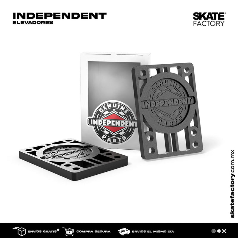 ELEVADORES PARA SKATEBOARD DE MARCA INDEPENDENT 1.4"