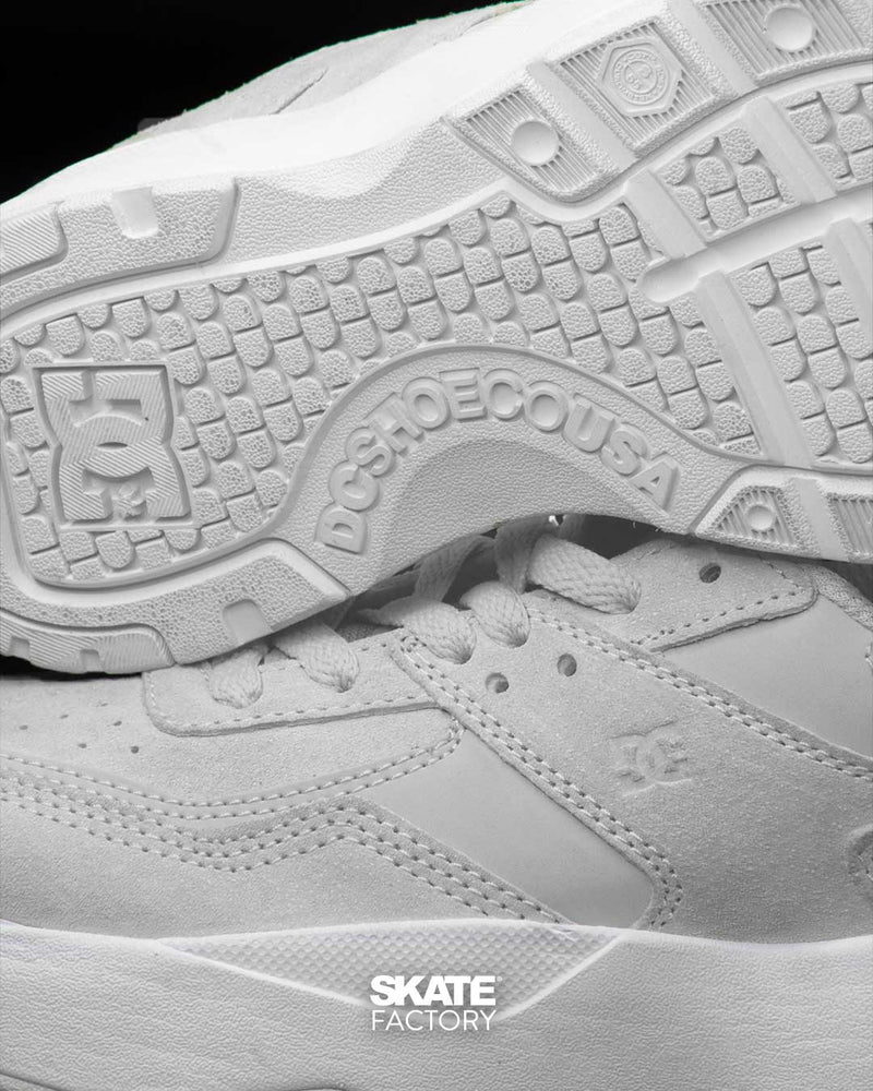 DC SHOES E.TRIBEKA PLATAFORMA TENIS PLATAFORMA DAMA BLANCO