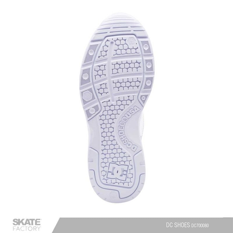 TENIS DC SHOES E.TRIBEKA PLATAFORMA DAMA PLATEADO