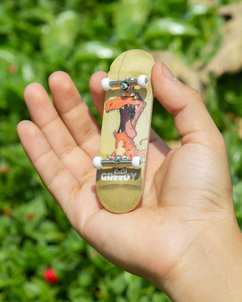 FINGERBOARD DE MADERA PROFESIONAL PARA NIÑOS CAFE NJA