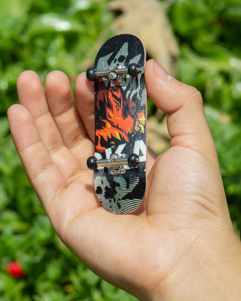 FINGERBOARD DE MADERA PROFESIONAL PARA NIÑOS  NGO ROJO