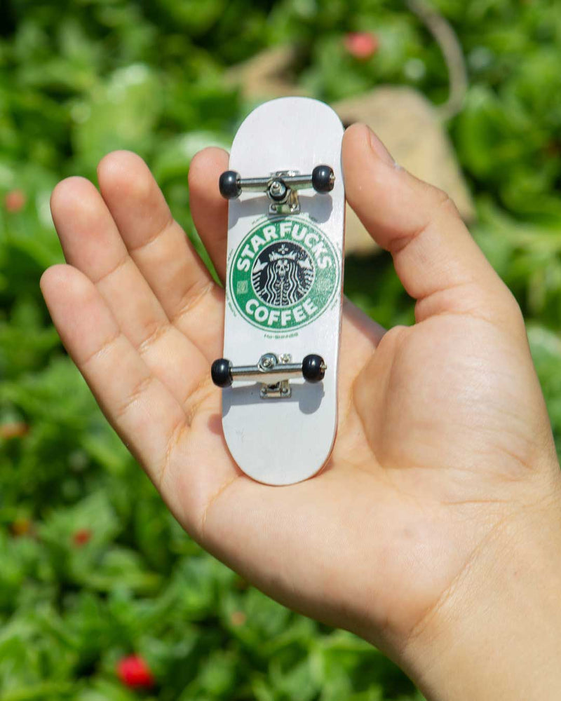 FINGERBOARD DE MADERA PROFESIONAL PARA NIÑOS BCO VERDE