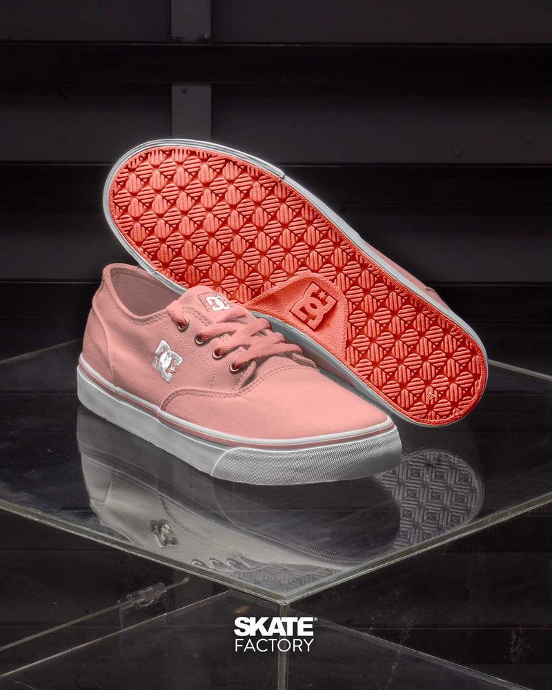 DC SHOES FLASH 2 TENIS DAMA CORAL