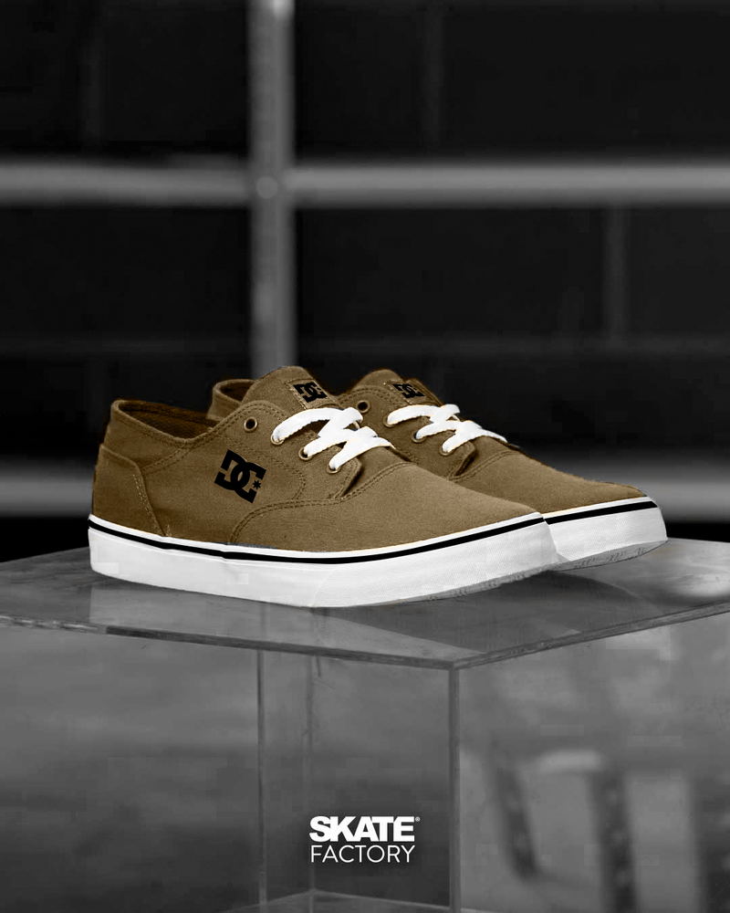 TENIS DC SHOES FLASH 3 CABALLERO AR0 OLIVO