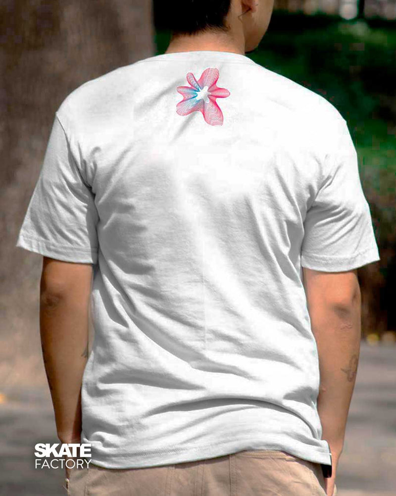 PLAYERA MANGA CORTA ANTIFASHION GORILA BCO ROSA