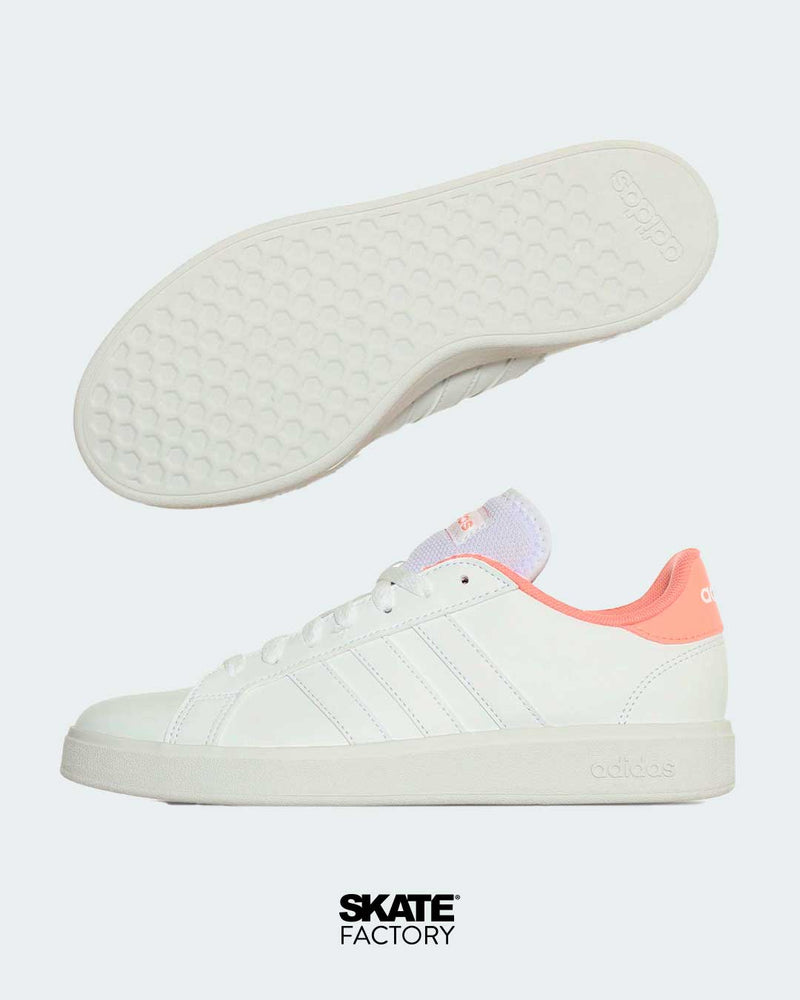 ADIDAS PARA DAMA GRAND COURT BASE 2 BLANCO CORAL