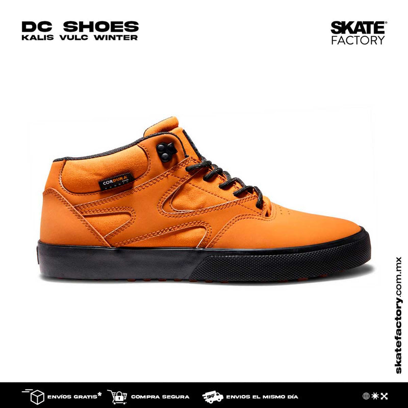 DC SHOES TENIS KALIS MEDIA ALTURA MOSTAZA PARA HOMBRE