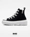 CONVERSE PLATAFORMA NEGROS PARA MUJER LUGGED LIFT TEXTIL