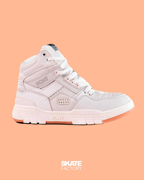 TENIS PONY M-100 HI BLANCO