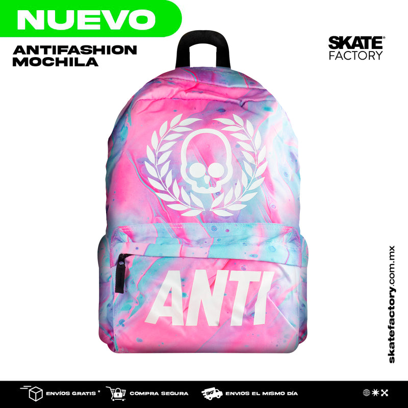 MOCHILA PORTA LAPTOP ANTIFASHION CANDY COLOR ROSA AZUL