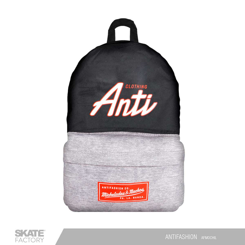 MOCHILA ANTIFASHION ANTI NGO GRIS