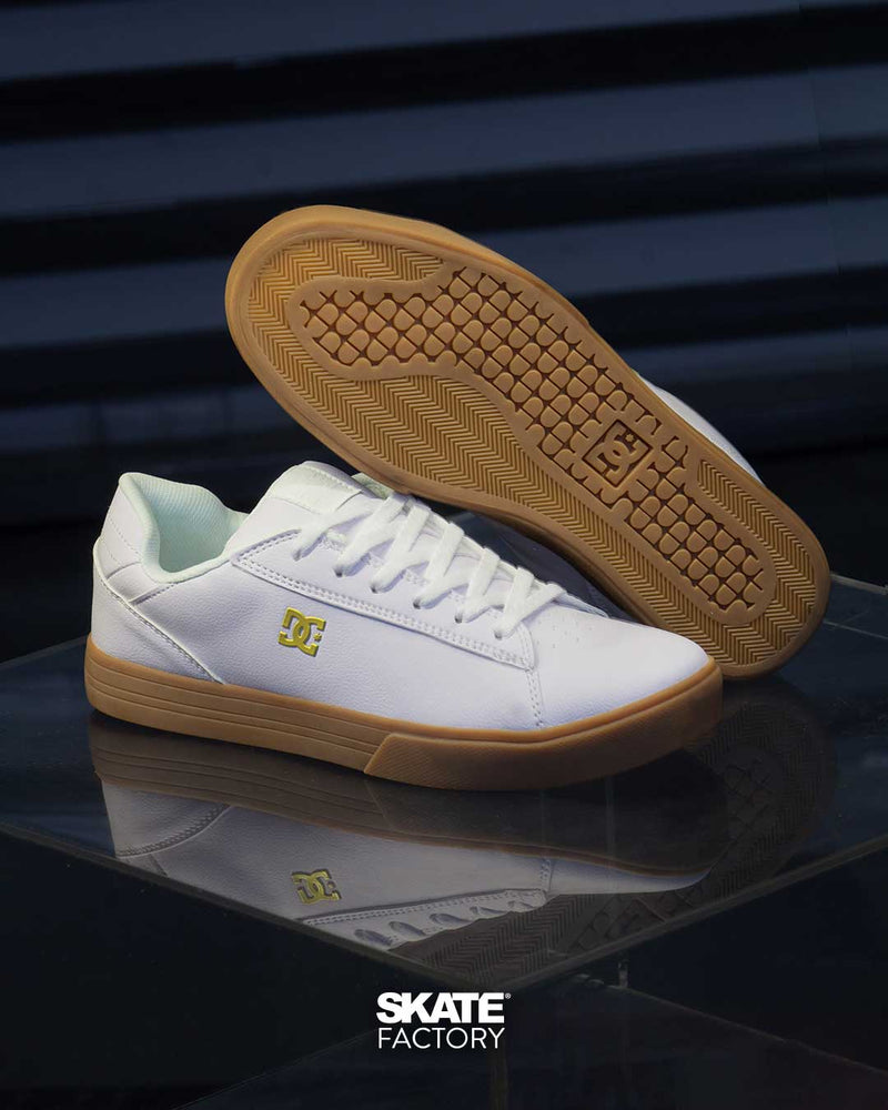 TENIS DC SHOES NOTCH CABALLERO BLANCO ROJO (WED) – Skate Factory
