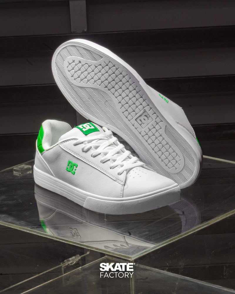TENIS DC SHOES NOTCH CABALLERO BLANCO VERDE (WG4 )