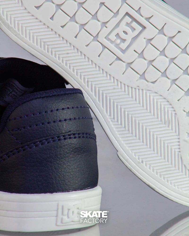 DC SHOES NOTCH TENIS AZUL BLANCO NIÑO