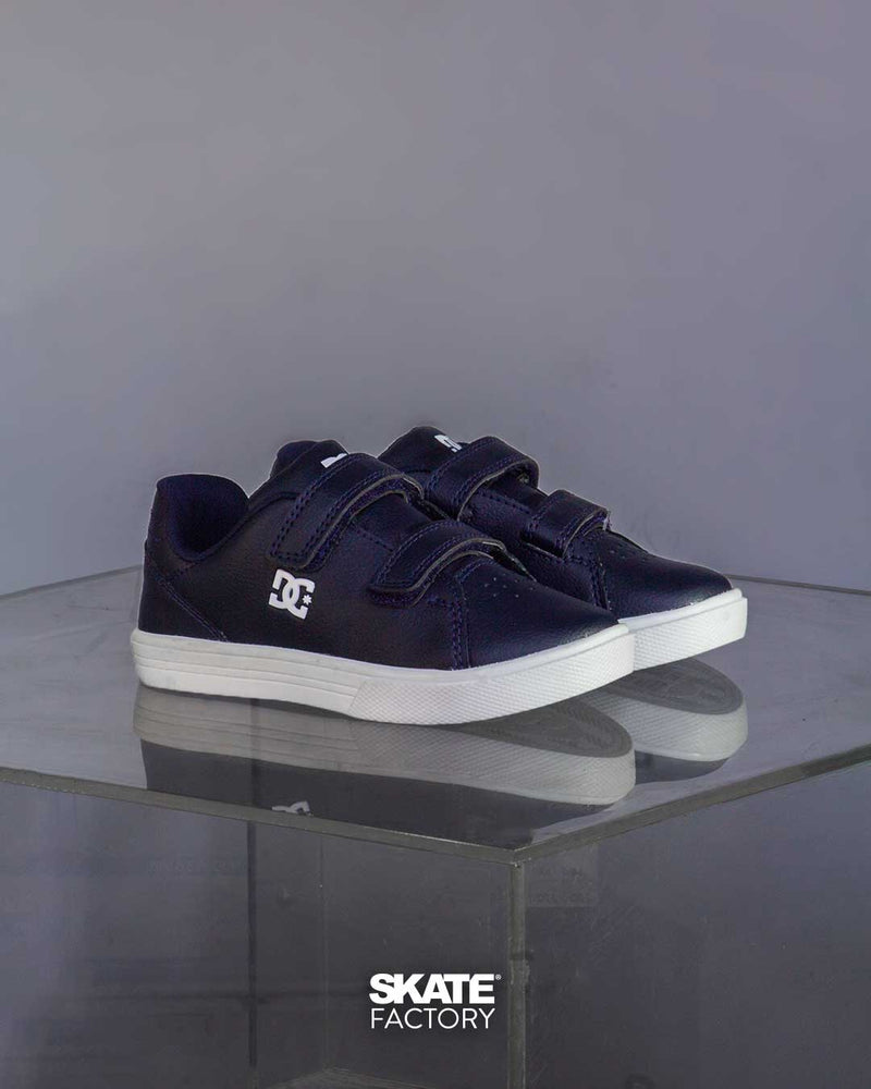 DC SHOES NOTCH TENIS AZUL BLANCO NIÑO