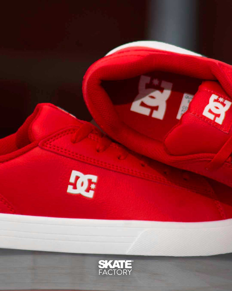 TENIS DC SHOES DAMA NOTCH ROJO