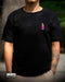 PLAYERA RIDER  OFF NEGRO AMARILLO