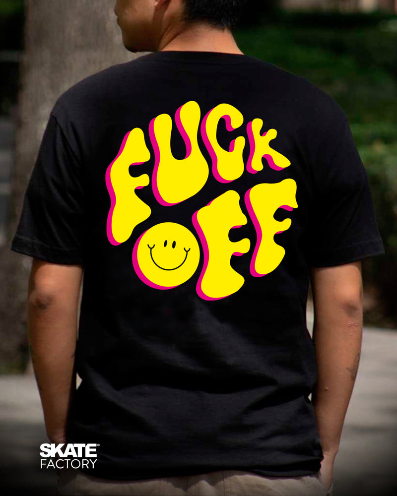 PLAYERA RIDER  OFF NEGRO AMARILLO