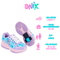 TENIS PATIN NIÑA ONIX MORADO AZUL