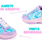 TENIS PATIN NIÑA ONIX MORADO AZUL