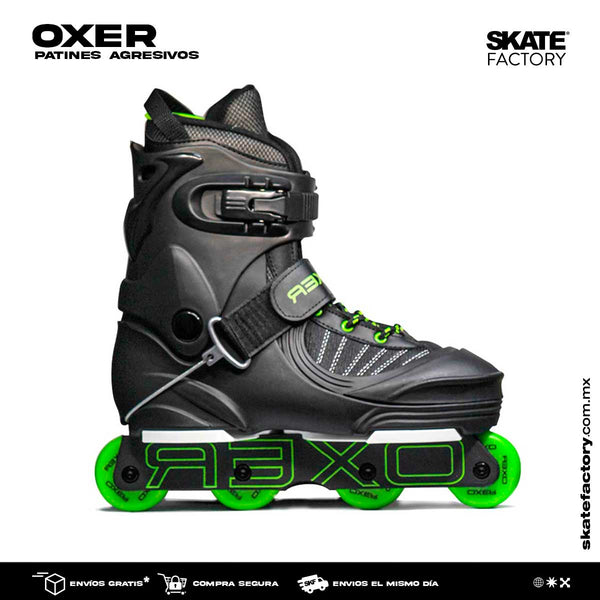 PATINES AGRESIVOS OXER NEGROS