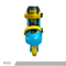 PATIN ENTRENADOR PARA NIÑO BLAZER INCLUYE PROTECCIONES AZUL
