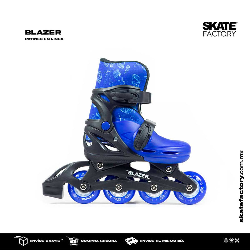 PATINES PARA NIÑOS BLAZER AZUL