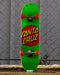 PATINETA COMPLETA LOGO SANTA CRUZ VERDE ROJO 8"