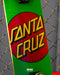 PATINETA COMPLETA LOGO SANTA CRUZ VERDE ROJO 8"