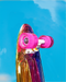 PENNYBOARD ROSA METALICA