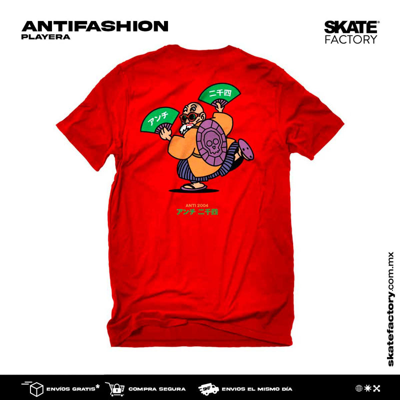 PLAYERA ANTIFASHION CABALLERO ROSHI ROJO