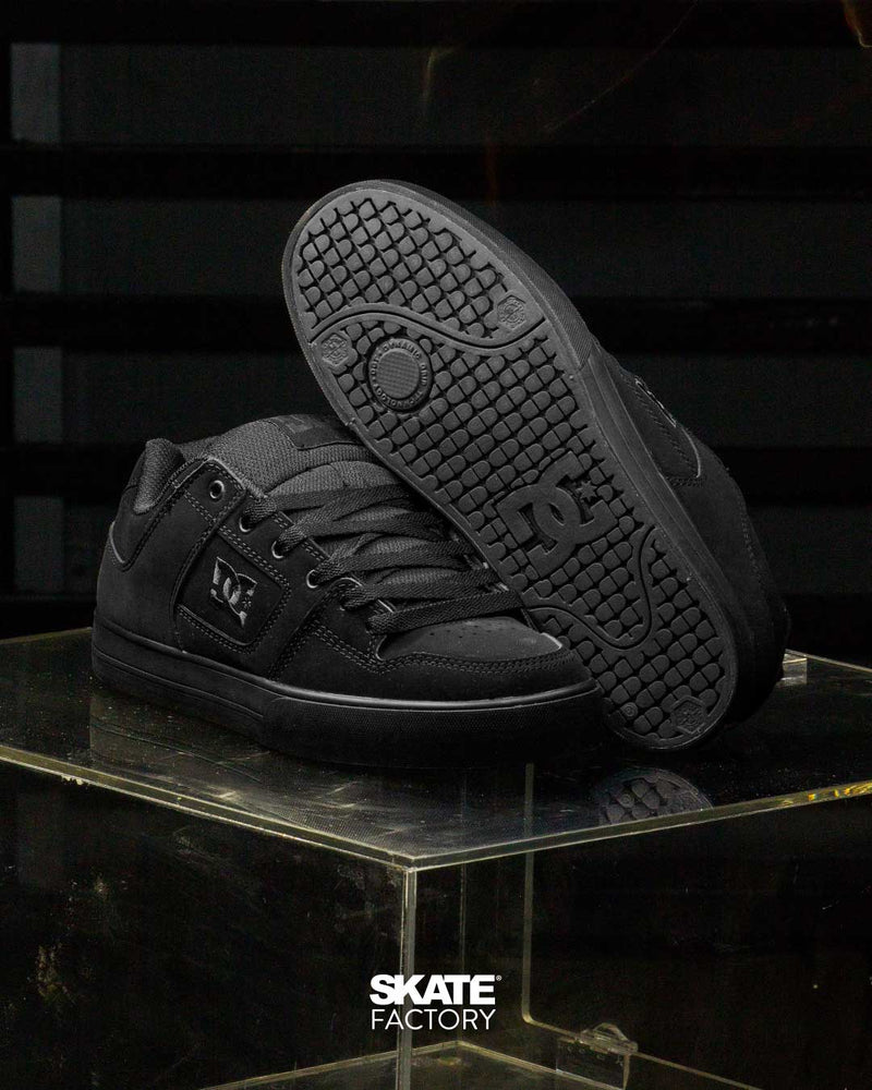 TENIS DC SHOES PURE UNISEX NOBUCK NEGRO LPB Skate Factory