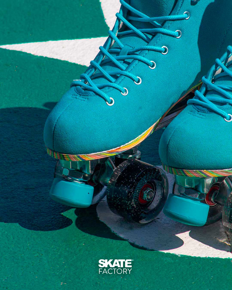 SWEET ROCKET FEGAMUZA PATINES UNISEX TURQUESA GAMUZA