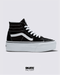 VANS TENIS DAMA PLATAFORMA SK8 NEGRO BLANCO