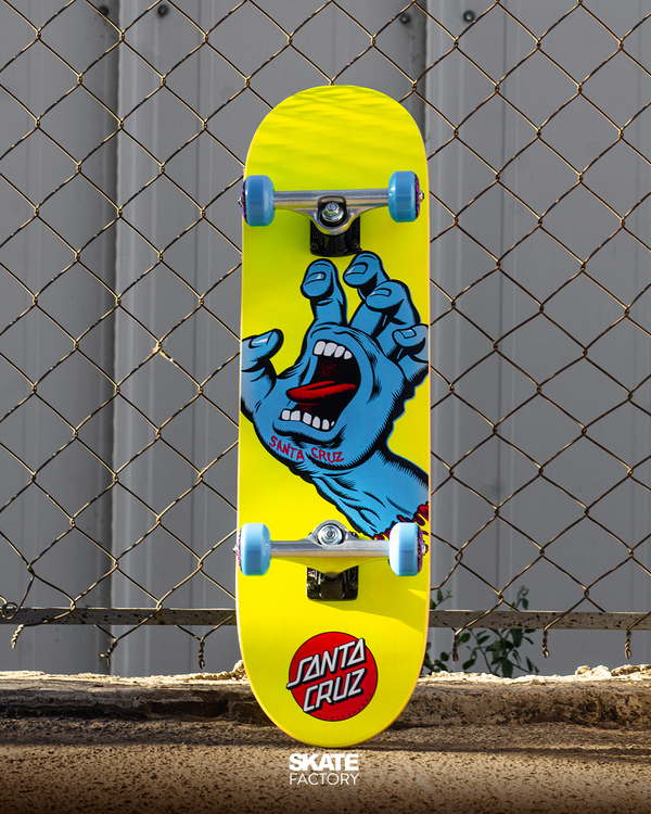 PATINETA COMPLETA SCREAMING HAND SANTA CRUZ AMA AZUL 8"