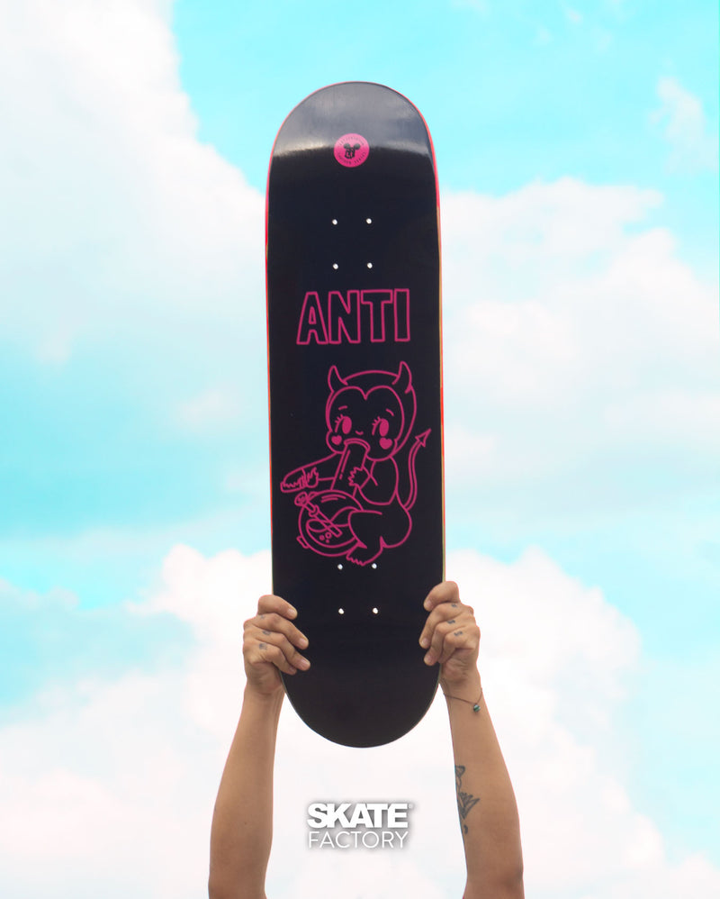 TABLA PARA SKATEBOARDING ANTIFASHION EVIL 8.7" NGO