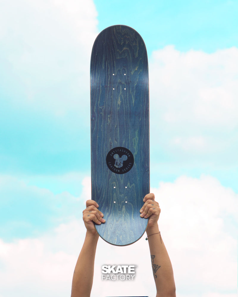 TABLA PARA SKATEBOARDING ANTIFASHION EVIL 8.7" NGO